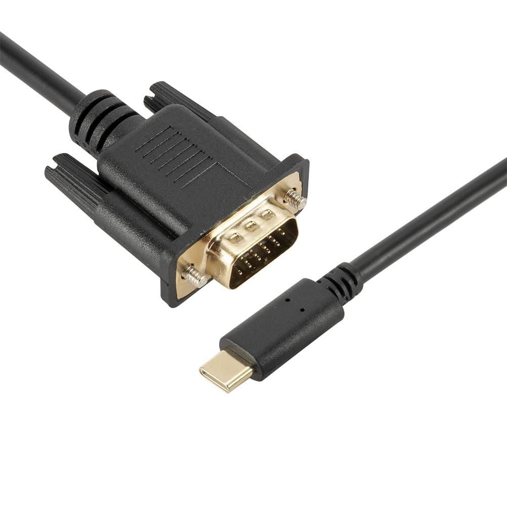 1.8M 1080P USB-C to VGA USB-C to VGA Adapter Adapter