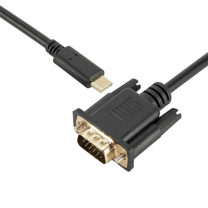 1.8M 1080P USB-C to VGA USB-C to VGA Adapter Adapter