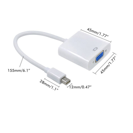Mini DP to VGA Adapter DP to VGA Conversion Line Support Mini DP v1.2