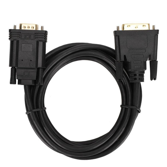 HD Video Computer Accessory Adapter Cord 1080P DVI to VGA Male 2?Meter for