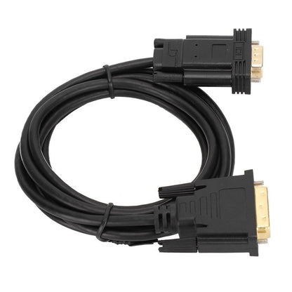 HD Video Computer Accessory Adapter Cord 1080P DVI to VGA Male 2?Meter for