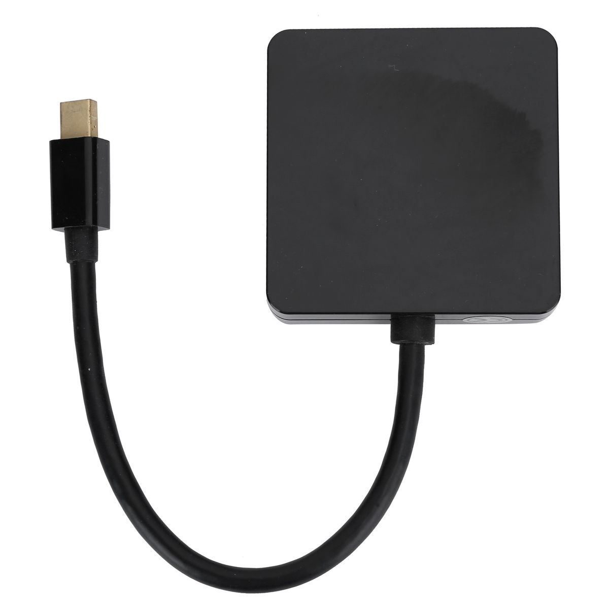 3-in-1 Adapter Mini DP to DP DVI HDMI 1080P High Definition Adapter for Com