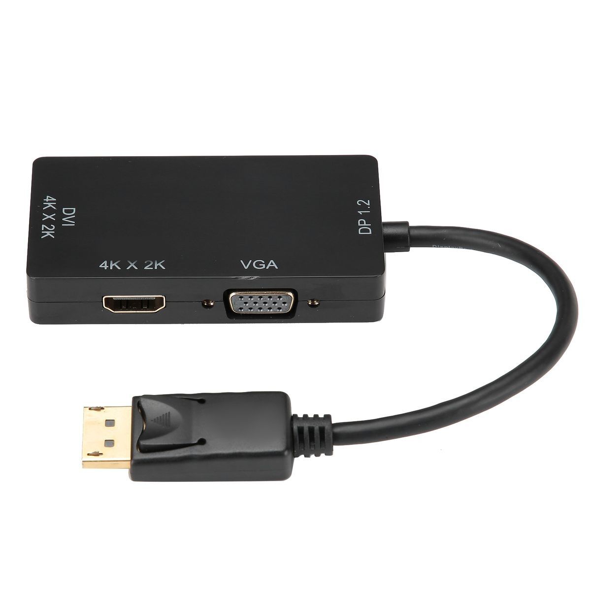 3-in-1 Adapter DP to HDMI/VGA/DVI Multifunction High Definition Adapter