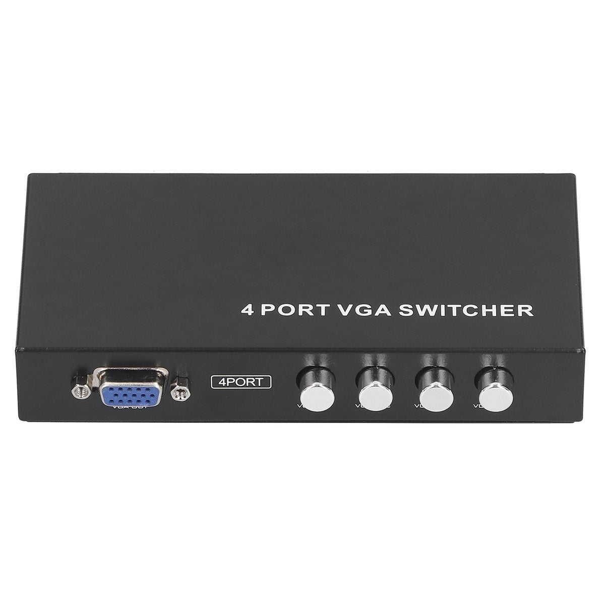 4 Port VGA Switcher SVGA Monitor Sharing Switch Box 4?in?1?out for LCD PC T