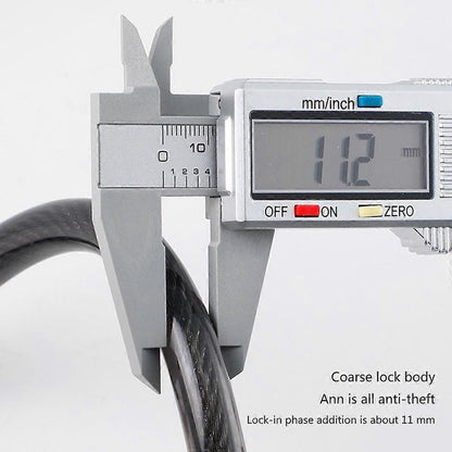Bike Lock Cable 5Digits Resettable Combination Cable Lock, Bicycles Code Lock - Green