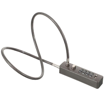 Combination Cable Lock Password 4-Digit Security Lock for Bicycles