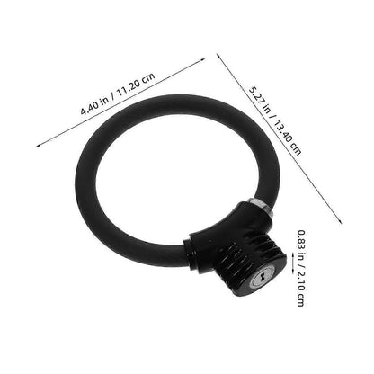 Portable Bike Lock Multi-Function Lock for Bicycle Use Black