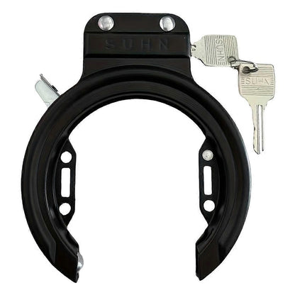 Outdoor Bicycle Horseshoe Lock - Fully Enclosed Steel Pipe Anti-Theft Lock with 2 Keys for Bicycles, Cycling and Gifts