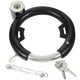 Multi-Function Bike Lock Round Lock 4Sets of Reusable Steel Bicycle Locks