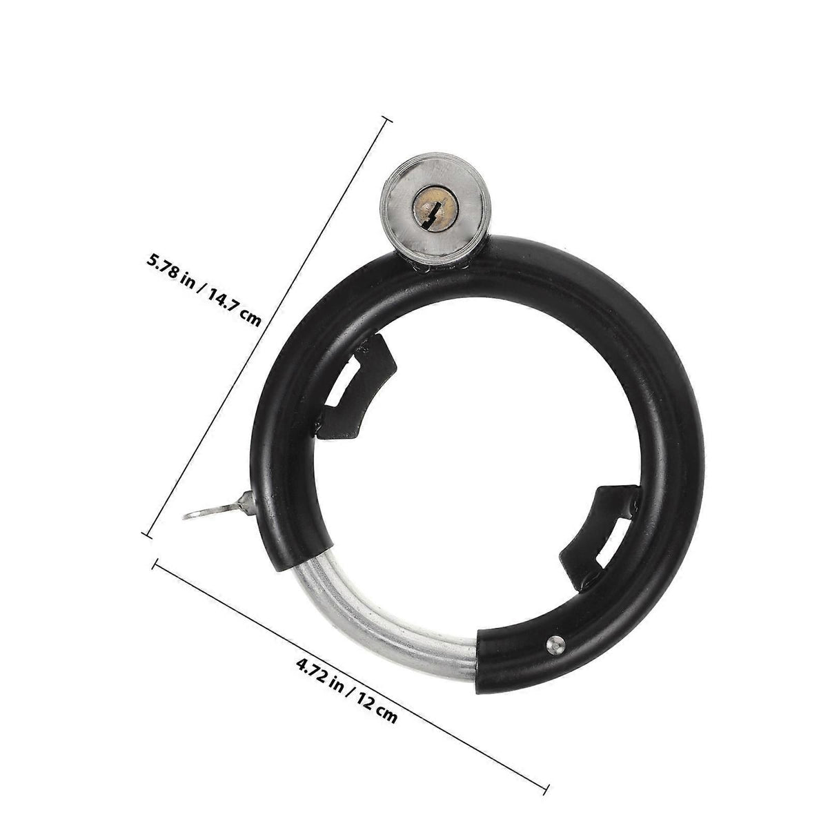 Multi-Function Bike Lock Round Lock 4Sets of Reusable Steel Bicycle Locks