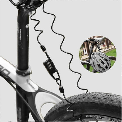 Steel Wire Lock Bike Coded Lock 1Pcs for Bicycle Protection Use
