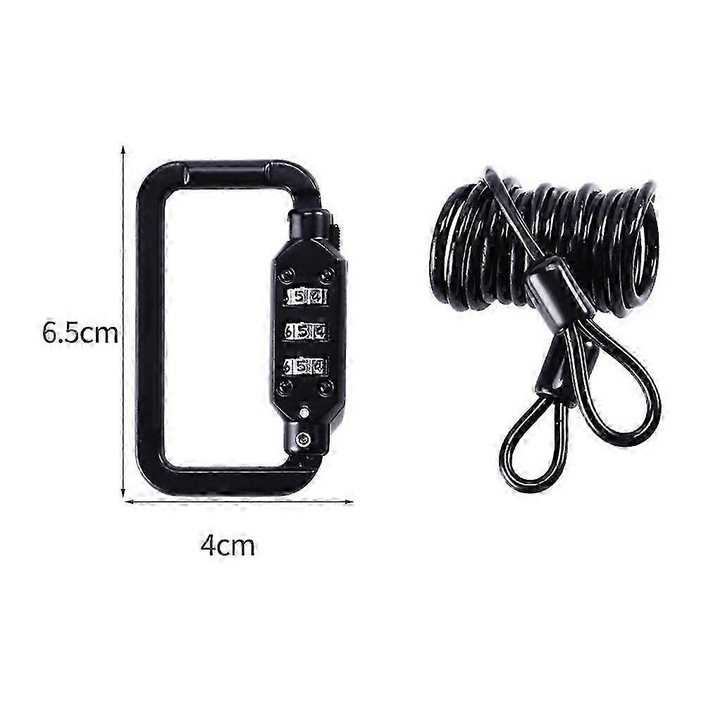 Bike Lock Combination 3 Digit Password Lock 2Pcs for Bicycle Use
