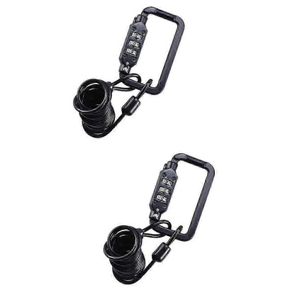 Bike Lock Combination 3 Digit Password Lock 2Pcs for Bicycle Use