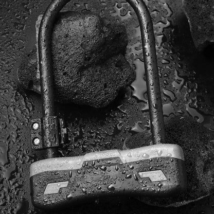 Durability Bike Lock Rusts Resistant Bicycles Lock Multifunction Key Lock for Various Cycling Enthusiasts -Orange