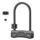 Durability Bike Lock Rusts Resistant Bicycles Lock Multifunction Key Lock for Various Cycling Enthusiasts -Light Grey