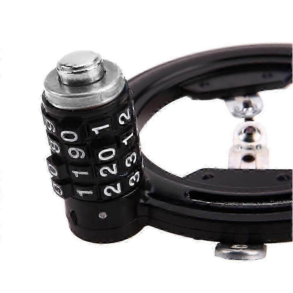 Bicycle Steel Horseshoe Lock Security Password 4 Digit Lock Anti-Theft Combination Number Code Safety Bike Bicycle Accessories