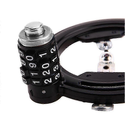 Bicycle Steel Horseshoe Lock Security Password 4 Digit Lock Anti-Theft Combination Number Code Safety Bike Bicycle Accessories