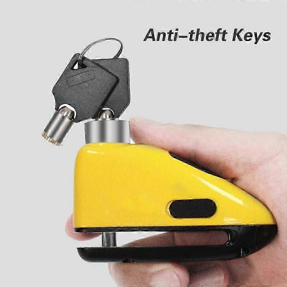 Bicycle Disc Brake Alarm Lock Waterproof Anti-theft Security Wheel Disc Lock