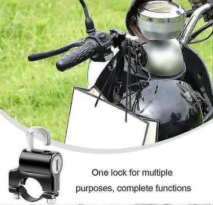 Bicycle Lock Aluminum Alloy Helmet Lock Portable Motorcycle Lock For Motorcycles Cars Bicycles