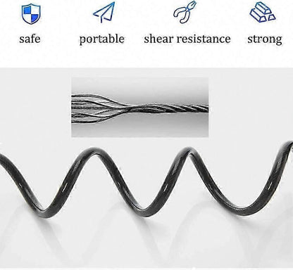 Bike Lock,4-Digit Password Bicycle Lock Portable Anti Theft Bike Password Lock for Bicycles, Motorbike, Electric Bicycles (Black)