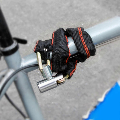 Bicycles Lock Heavy Duty Cycling Locks for Cycle, Motorcycle, Bicycles Locks High Security Bike Chain Lock with 2 Key Multicolor - 65cm