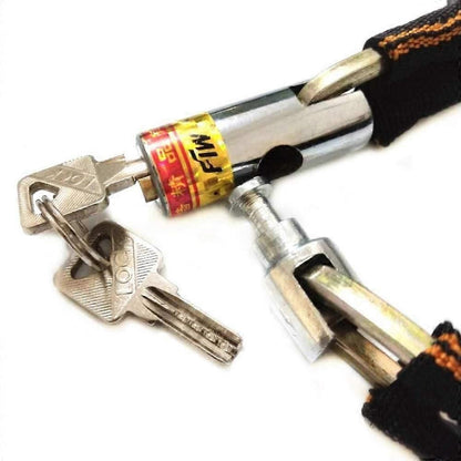 Bicycle Lock 80cm Chain Padlock for Bicycle, Motorcycle, and Scooter - High-Performance Chain Lock