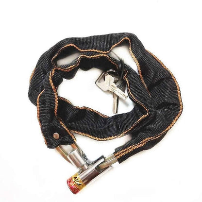 Bicycle Lock 100cm Chain Padlock for Bicycle, Motorcycle, and Scooter - High-Performance Chain Lock