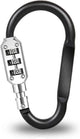 Bike Lock Cable 3 Digit Resettable Combination Cable Lock, Portable Bicycle Code Lock For Outdoor, Small Security Bicycle Lock , For Bike,black