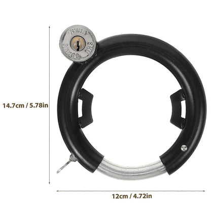 Durable Round Lock 2Set Multi-Function Bicycle Lock For Electric Bicycle Safety Anti-Theft Use