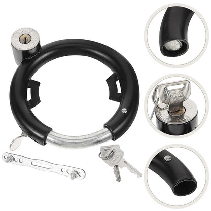 Durable Round Lock 2Set Multi-Function Bicycle Lock For Electric Bicycle Safety Anti-Theft Use