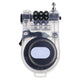 Combination Helmet Cable Lock, Portable Security Cable Lock for Motorcycle Helmet, Bicycle Helmet, Backpack and Luggage - Light Grey