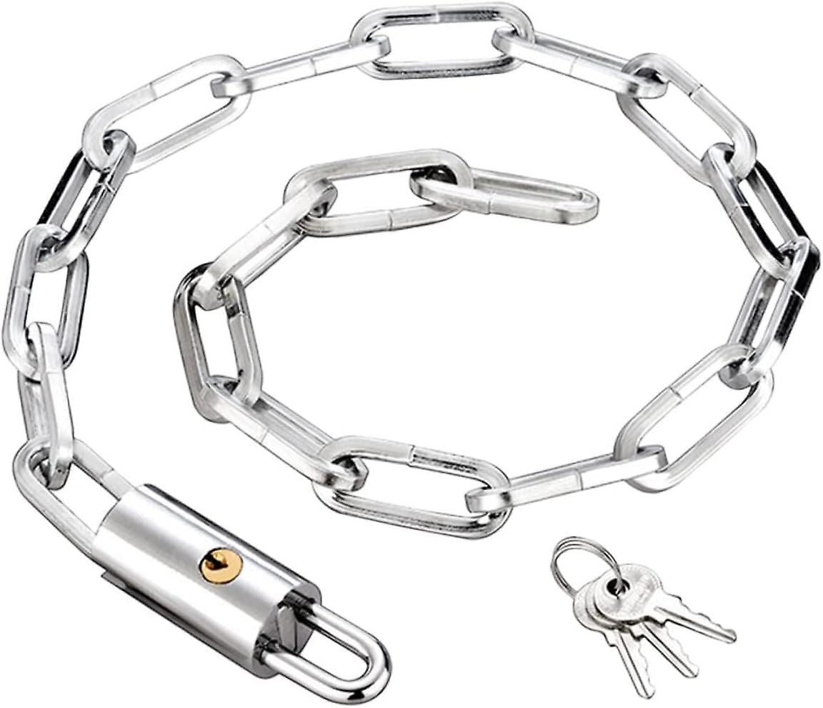 Heavy Duty Bike Chain Lock, Anti-Theft Security Lock for Bicycle, Motorcycle, Gate, Fence and Outdoor Use - 3m