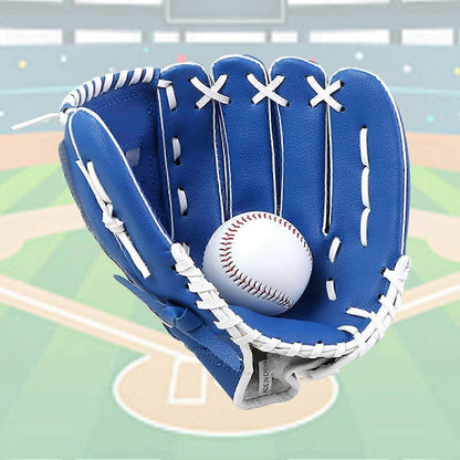 Youth Baseball Gloves Synthetic Leather Baseball Glove Sports Baseball for Women and Men Kids - Blue 11.5inch