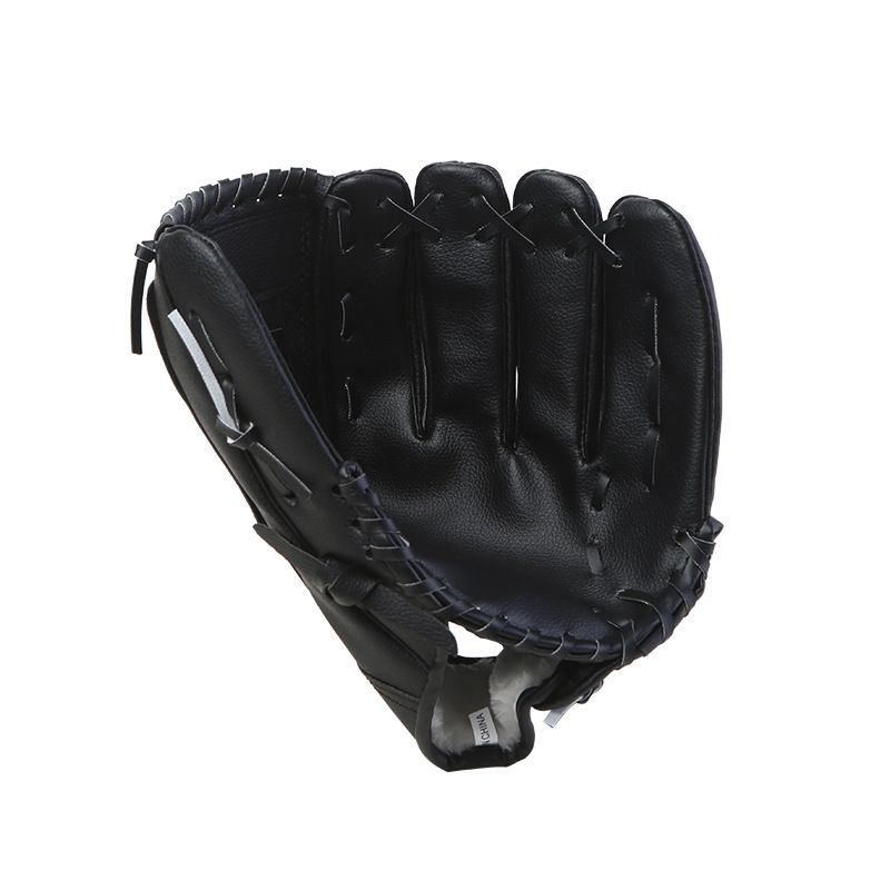Youth Baseball Gloves Synthetic Leather Baseball Glove Sports Baseball for Women and Men Kids - Black 11.5inch
