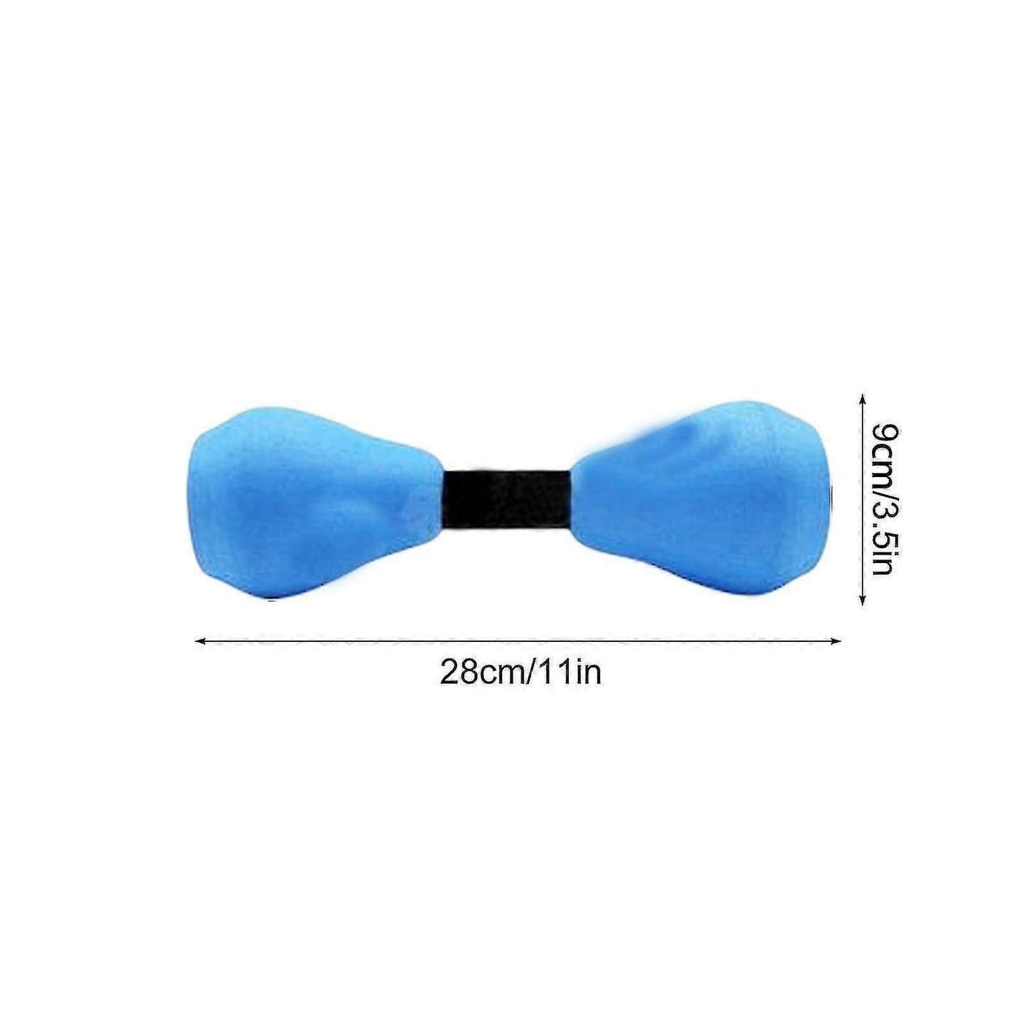 2PCS EVA Water Dumbbells Aquatic Exercise Foam Barbells for Water Aerobics Pool Resistance Fitness Training - Yellow