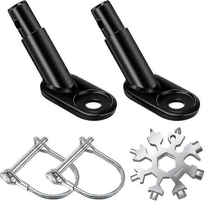 Bicycle trailer connectors, Two sets, Easy to install and durable, Comes with multi-functional tools