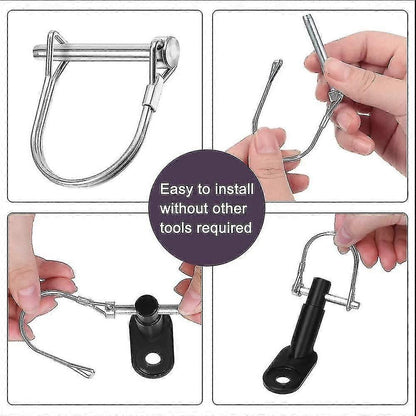 Bicycle trailer connectors, Two sets, Easy to install and durable, Comes with multi-functional tools