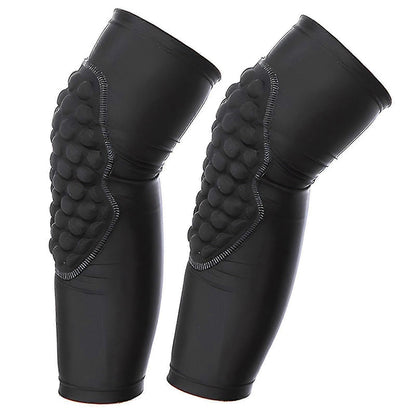 Sports Basketball Knee Pads Sports Cushioned Knee Pads For Boys and Girls - Black L