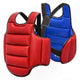 Martial Arts Training Vest for Chest Protection in Boxing and Karate Body Protector Gear Soft Equipment for Combat Sports Practice - Red M