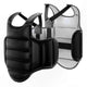 Martial Arts Training Vest for Chest Protection in Boxing and Karate Body Protector Gear Soft Equipment for Combat Sports Practice - Black L