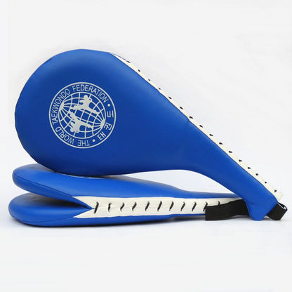 1Pc Target Taekwondo Pad Double Paddles Strike Racket For Tae Boxing Karate Training - Blue