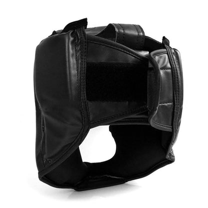 Kickboxing Head Gear for Adults/ MMA Training Spng Maal Arts Boxing Helmet - Black S