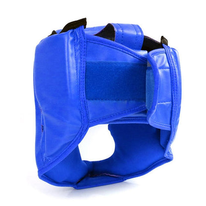 Kickboxing Head Gear for Adults/ MMA Training Spng Maal Arts Boxing Helmet - Blue S