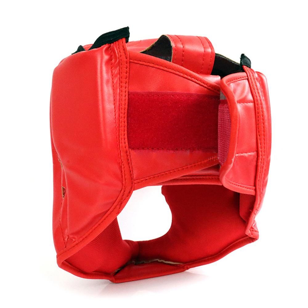 Kickboxing Head Gear for Adults/ MMA Training Spng Maal Arts Boxing Helmet - Red S