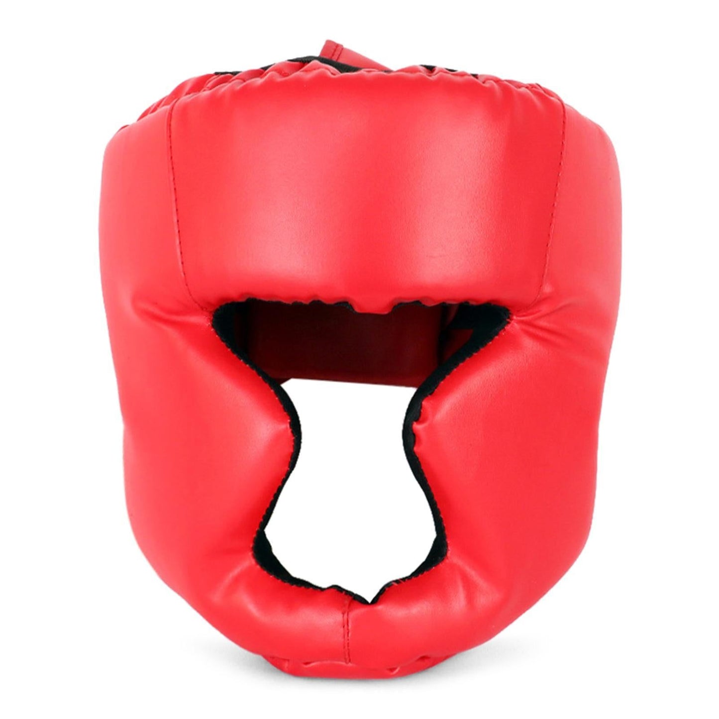 Kickboxing Head Gear for Adults/ MMA Training Spng Maal Arts Boxing Helmet - Red L