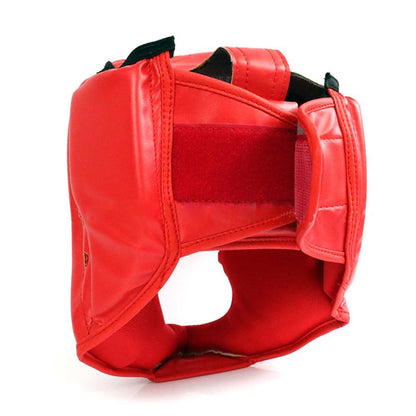 Kickboxing Head Gear for Adults/ MMA Training Spng Maal Arts Boxing Helmet - Red L