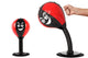 Desk Punching Bag Desktop Toy with Strong Suction Cup Fun Punch Desktop Game-Red