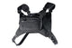 Water Resistant Running Vest Chest Pack Phone Holder for Running Lightweight Training Pack with Reflective Detail - Black