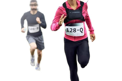 Water Resistant Running Vest Chest Pack Phone Holder for Running Lightweight Training Pack with Reflective Detail - Green