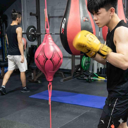 Floor To Kick Bag End Boxing Speed Training Ball Ceiling Punch - Blue